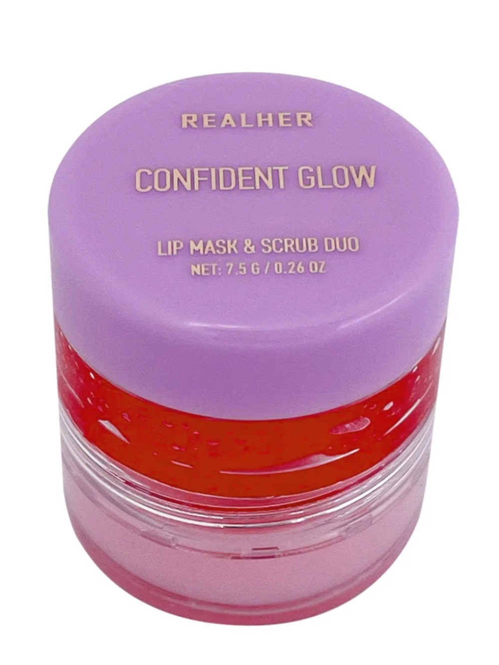 RealHer Confident Glow Lip Mask & Scrub Duo 7.5g BRAND NEW/SEALED